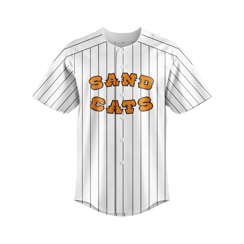 SMB3 - Sandcats - BROWN Baseball Jersey