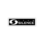Team Silence Text Logo Sticker