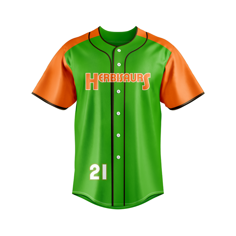SMB3 - Herbisaurs - MANLY Baseball Jersey