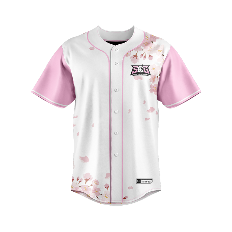 Short Circuit Cherry Blossom Baseball Jersey