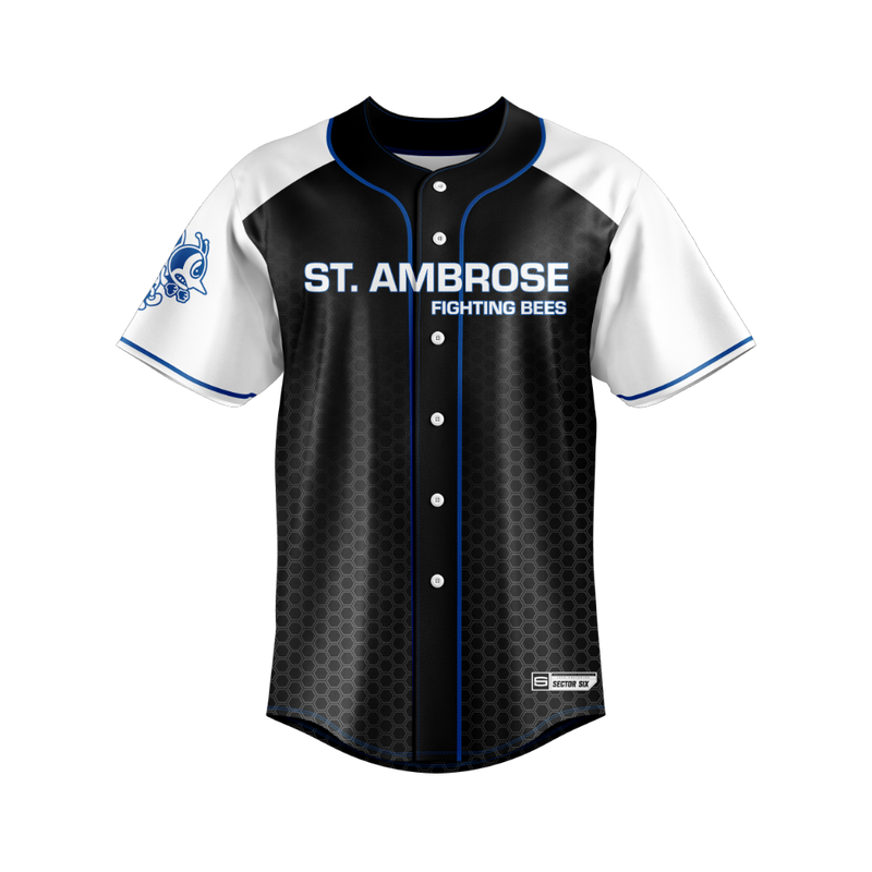 St Ambrose Baseball Jersey Sector Six Apparel