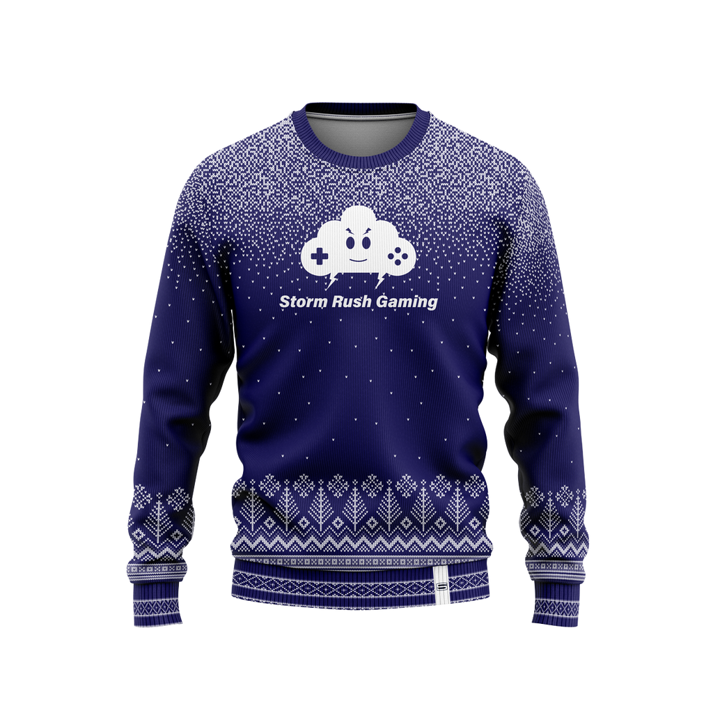 Storm Rush Gaming Christmas Sweater Sector Six Apparel
