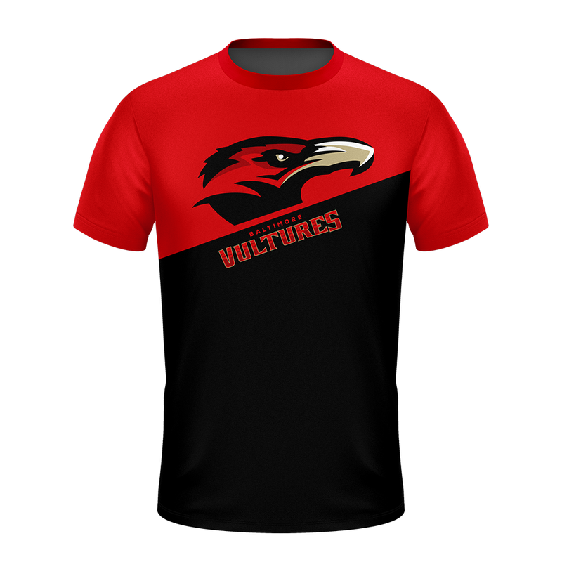 Baltimore Vultures Red Performance Shirt