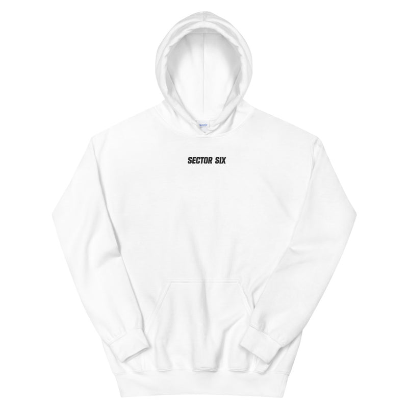 Sector Six Embroidered Text Hoodie