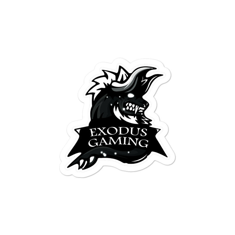 Exodus Gaming Logo Sticker - Grey